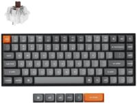 Клавиатура беспроводная Keychron K2 Max 84 keys Brown WL/BT/USB-A, RGB black (K2M-B3)