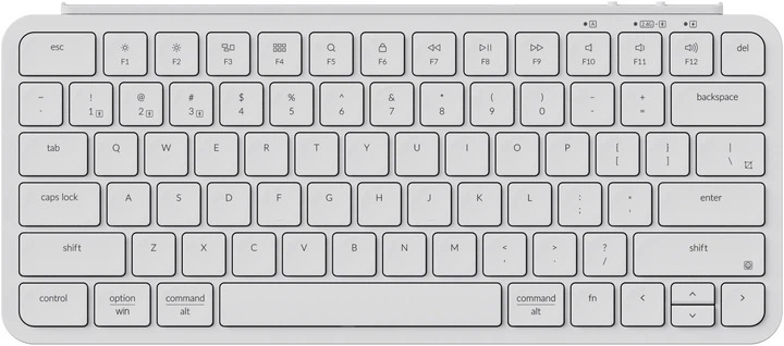 Клавиатура мембрана Keychron B1 Pro USB/WL/BT ivory white (B1P-K8) фото1