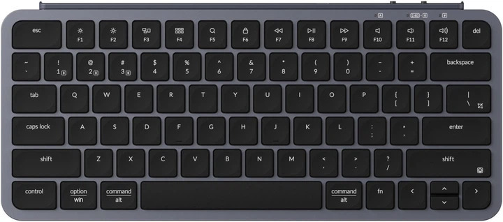 Клавиатура мембрана Keychron B1 Pro USB/WL/BT space gray (B1P-K1) фото1