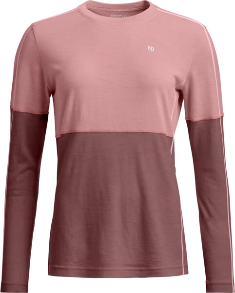 Термолонгслів жіночий Ortovox 185 Rock'n'Wool Long Sleeve S рожевий фото