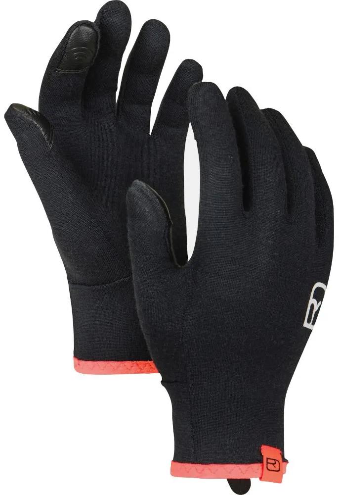 Рукавиці жіночі Ortovox 185 Rock'N'Wool Glove Liner XS чорні фото1