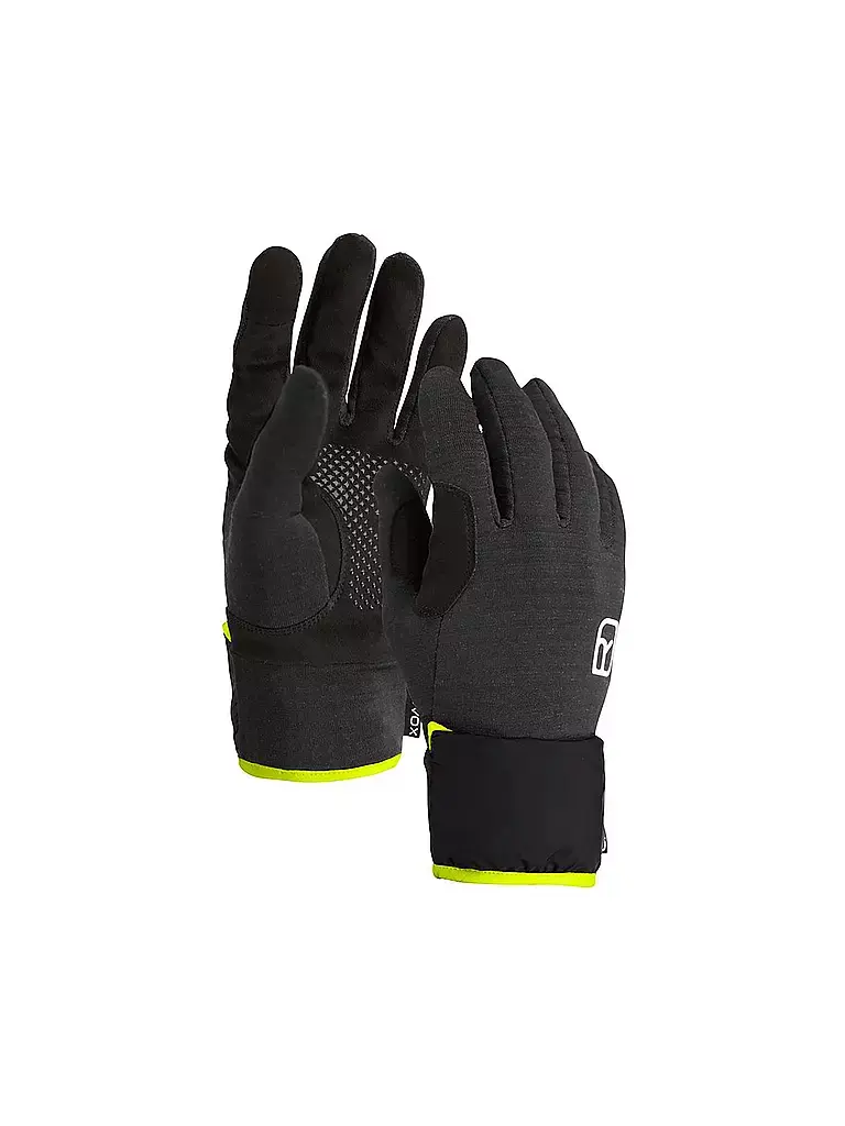 Рукавиці чоловічі Ortovox Fleece Grid Cover Glove S чорні фото1