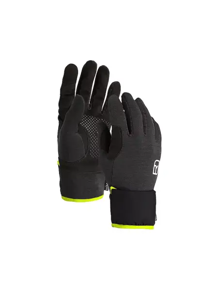 Рукавиці чоловічі Ortovox Fleece Grid Cover Glove S чорні фото