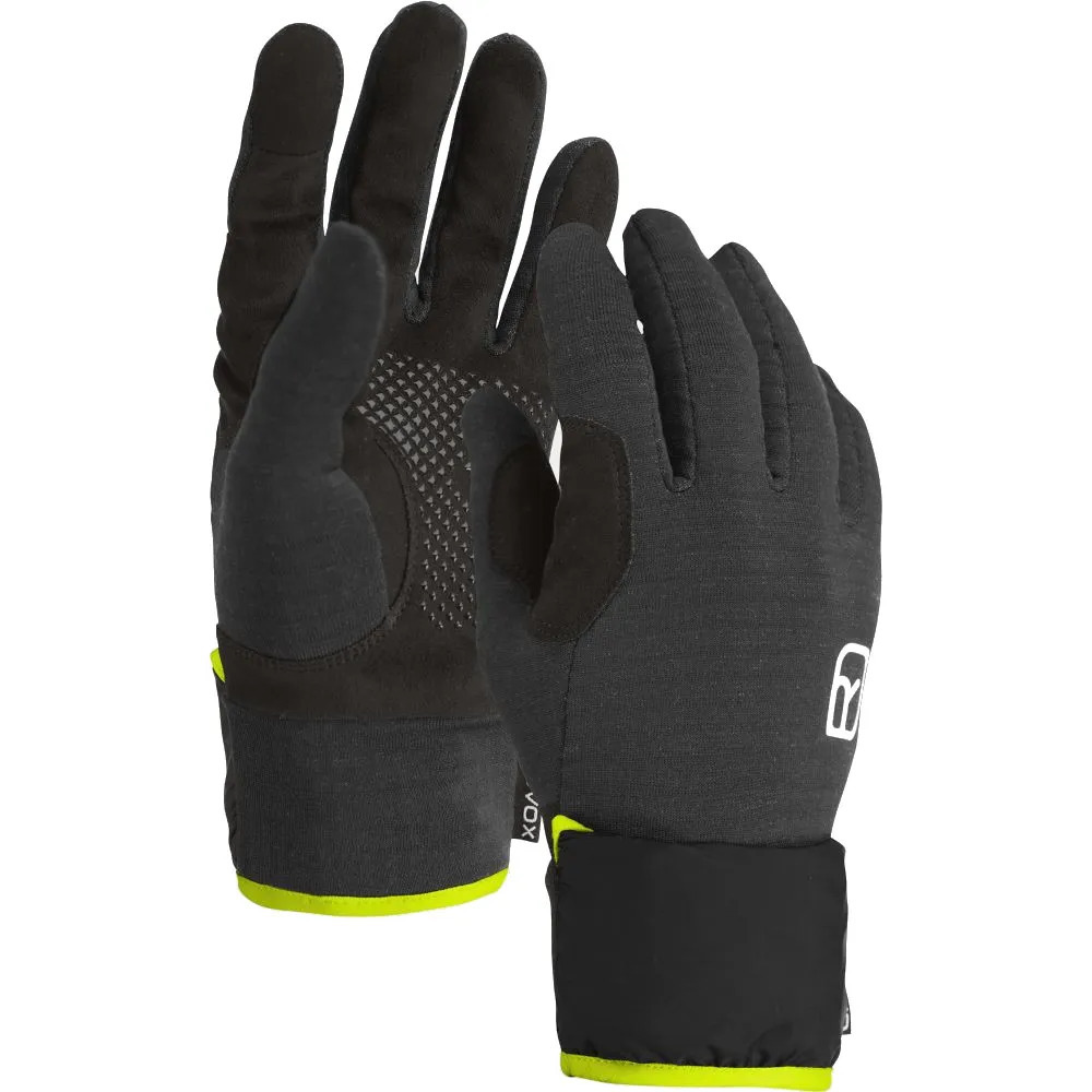 Рукавиці чоловічі Ortovox Fleece Grid Cover Glove M чорні фото1