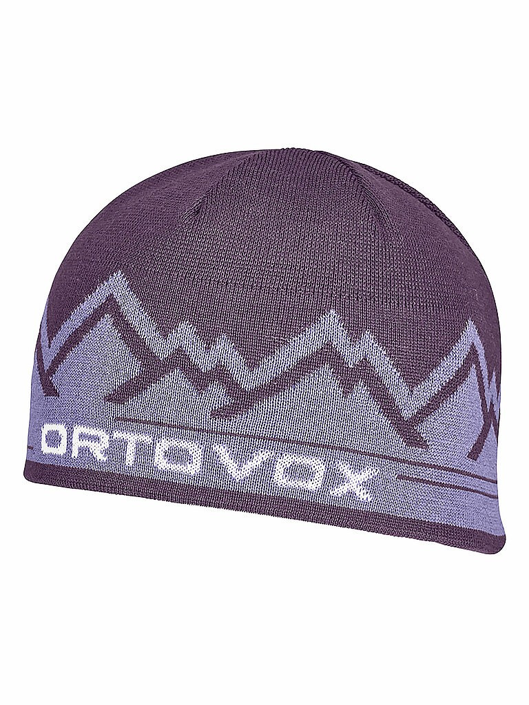 Шапка Ortovox Peak Beanie фіолетова фото1
