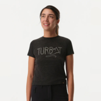Футболка жіноча Turbat Magic Logo SS XL чорна