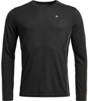 Термолонгслів чоловічий Ortovox 185 Rock'n'Wool Long Sleeve 2XL чорний