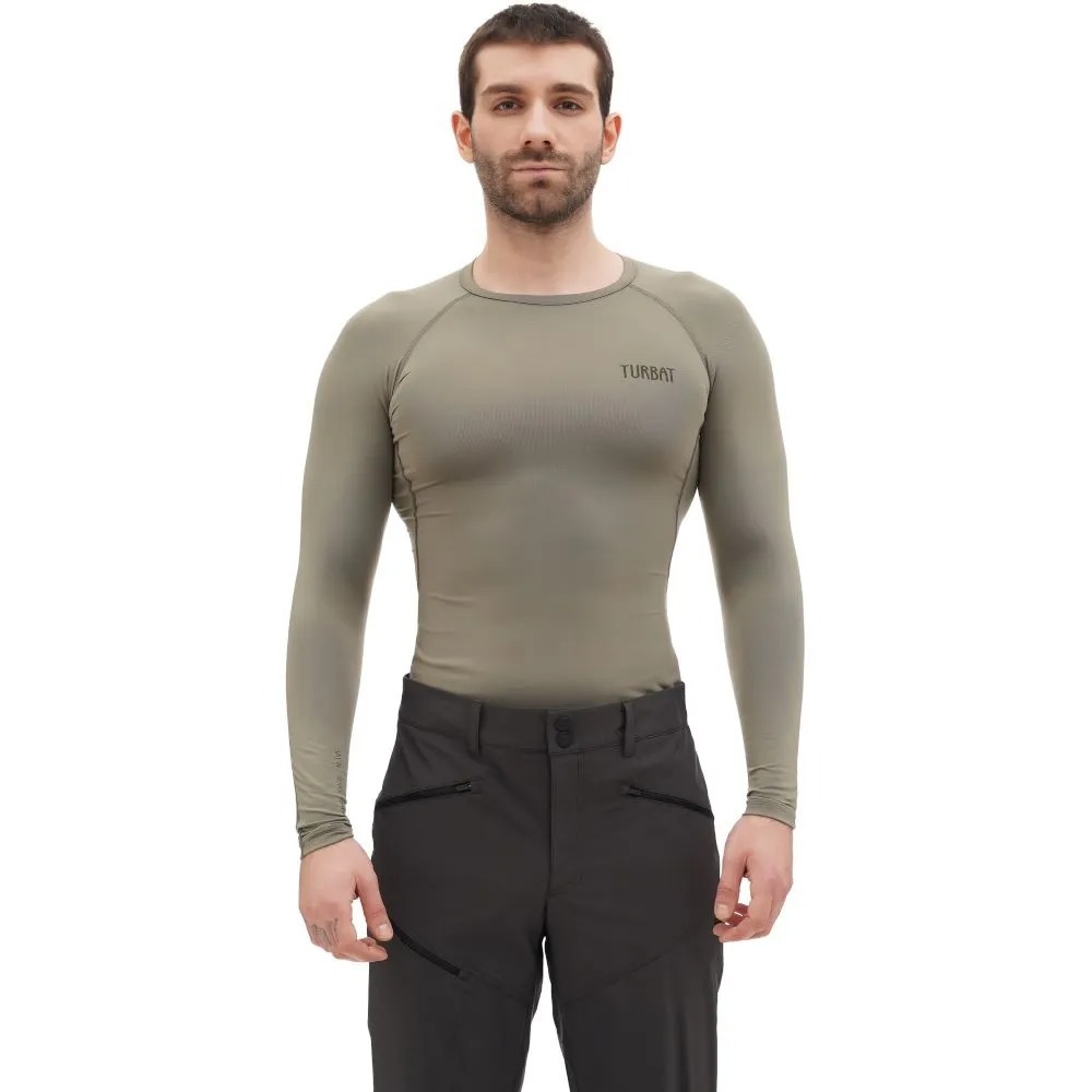 Термолонгслів чоловічий Turbat Hike Lite LS 3XL коричневий фото1