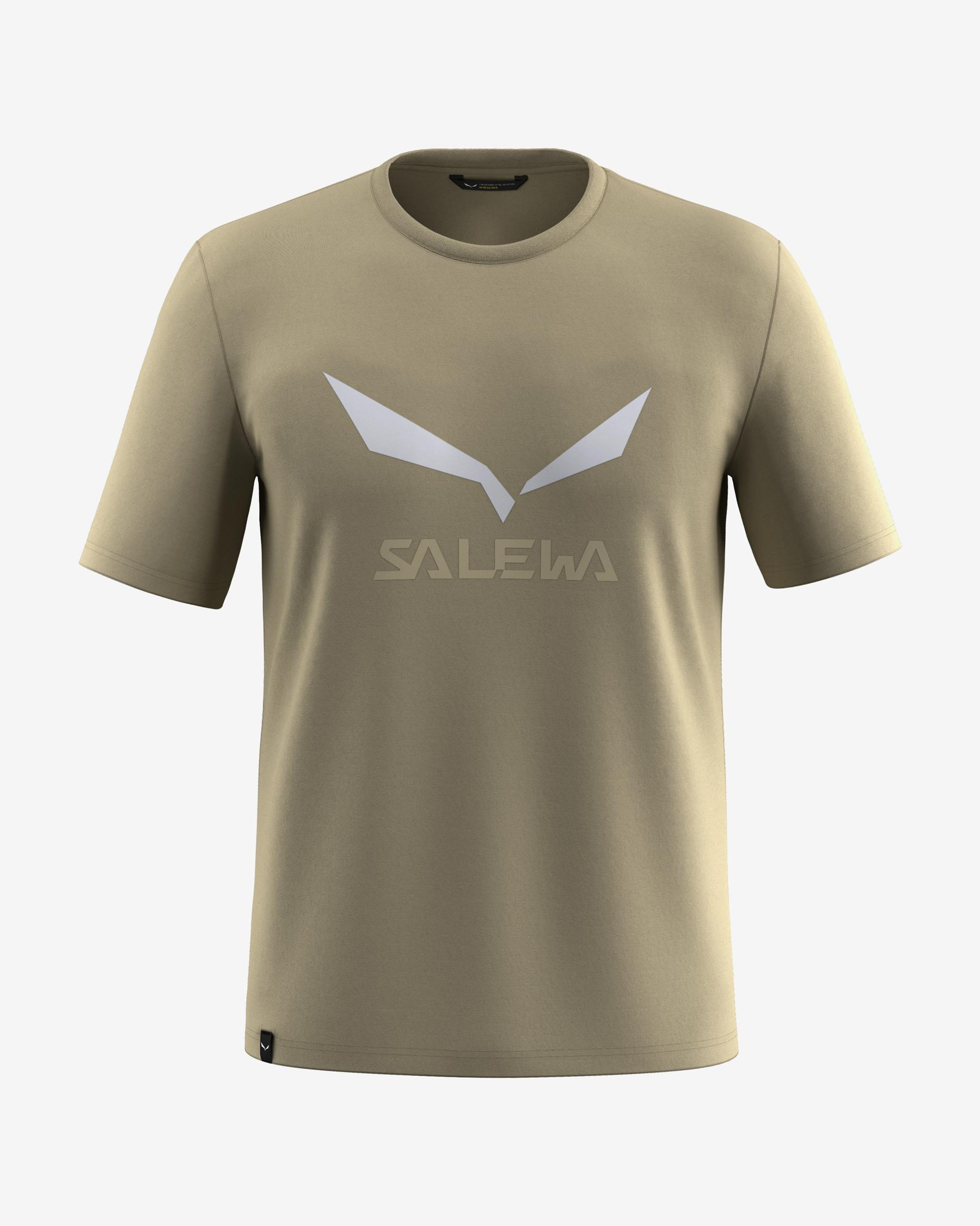 Футболка чоловіча Salewa Solidlogo Dri-Release 27018-7180 S бежева фото1