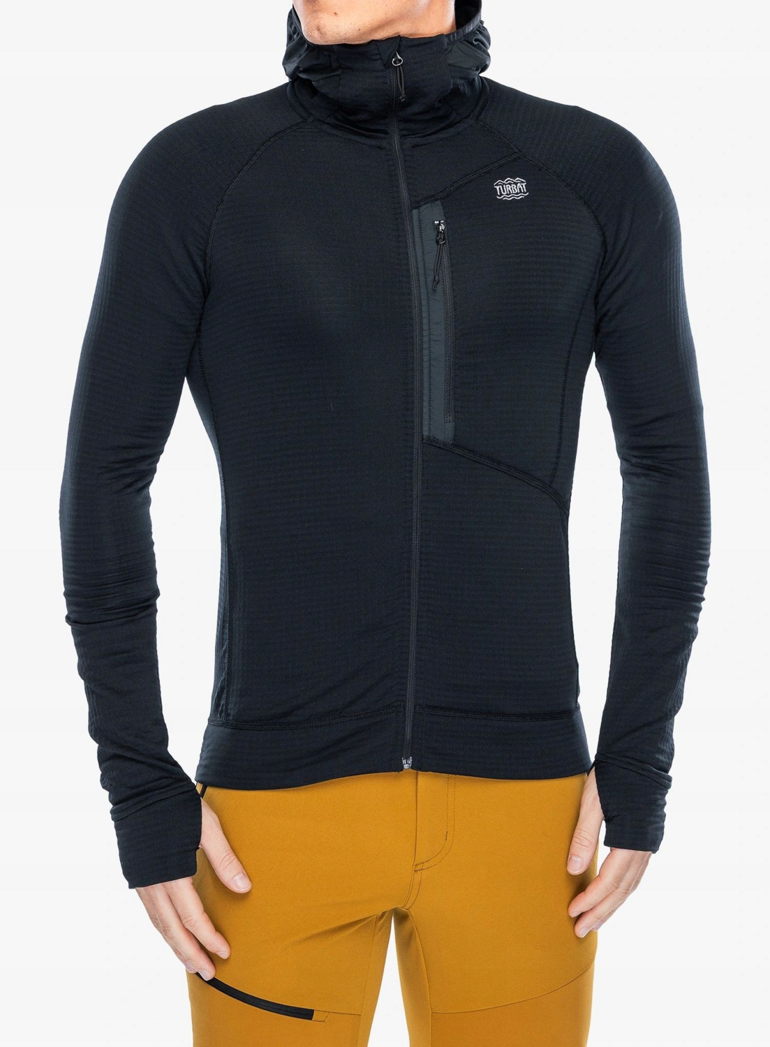 Кофта флисовая мужская Turbat Ilma Hood 100064702 2XL черная