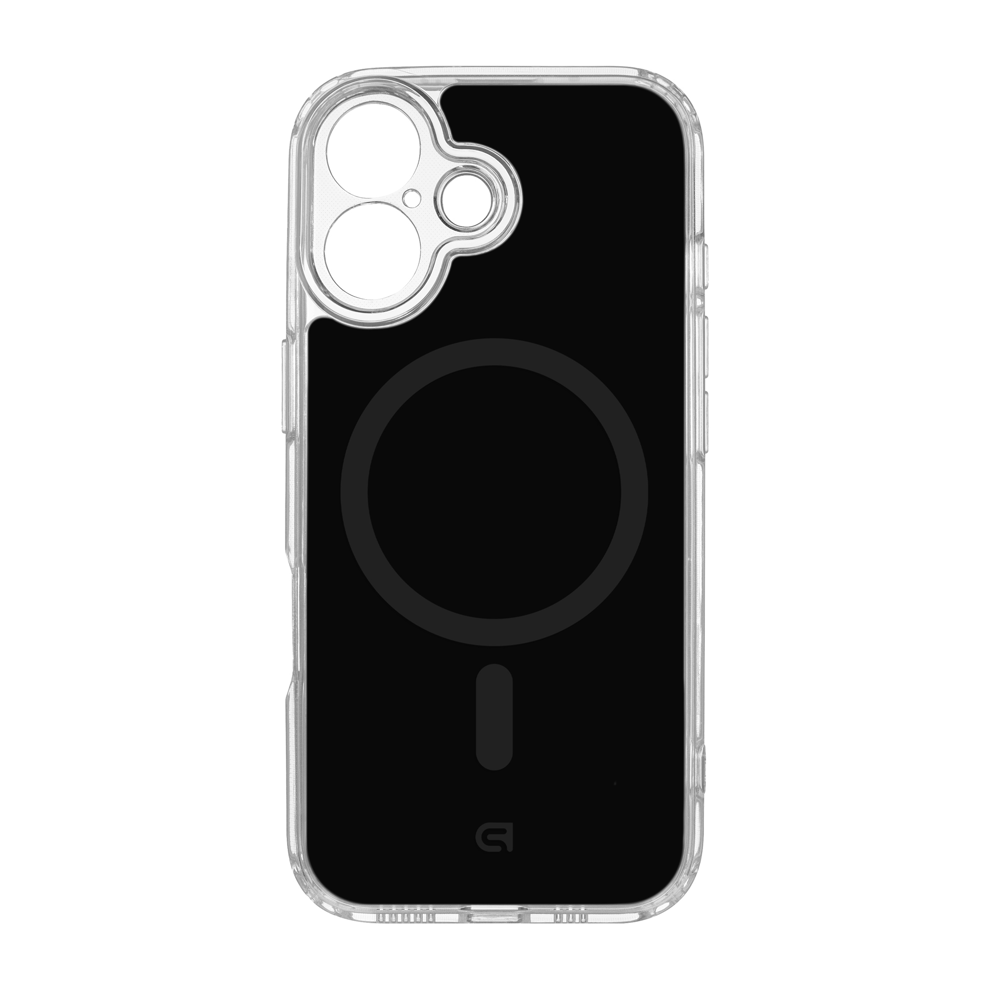 Чехол ArmorStandart Clear Hybrid MagCase для Apple iPhone 17 Black (ARM91787) фото1