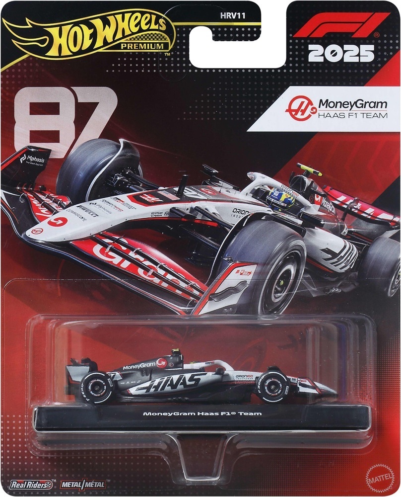Колекційний болід Haas Oliver Bearman #87 Formula 1 Hot Wheels (JKD90) фото1