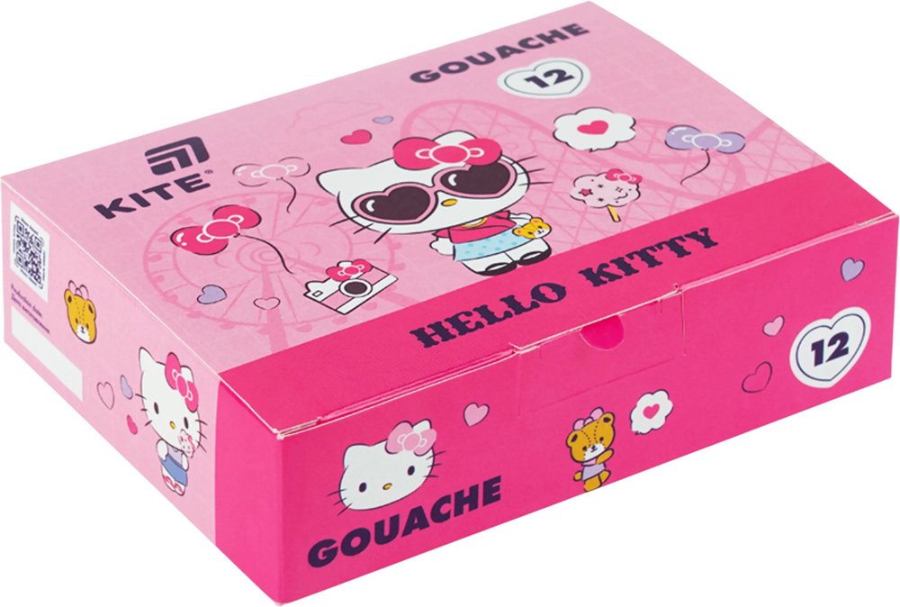 Гуашь, 12 цв., 20мл Kite Hello Kitty (HK26-063) фото1