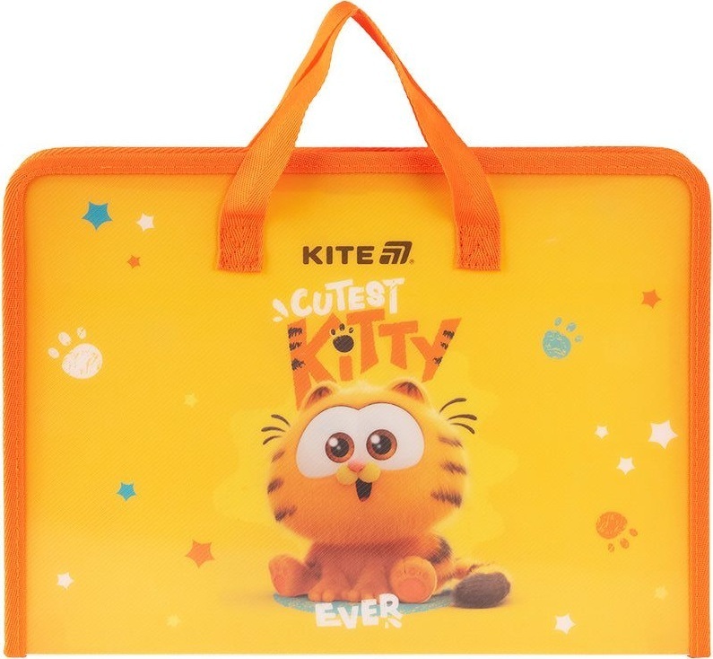 Папка-Портфель на блискавці Kite, 1 відділ., A4, Kite Garfield (GF25-202) фото1