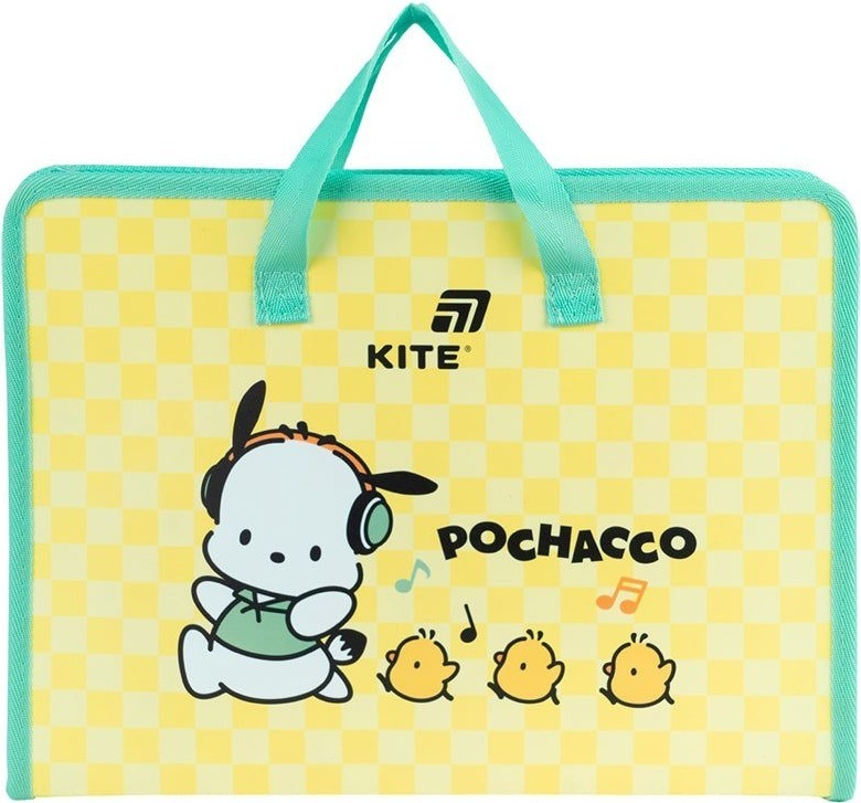 Папка-Портфель на блискавці Kite, 1 відділ., A4, Kite Pochacco (PC26-202) фото1