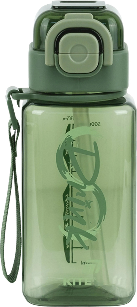 Пляшечка для води, Kite 620 мл, зелена (K26-1273-3) фото1