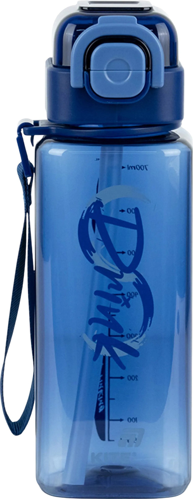 Пляшечка для води, Kite 800 мл, синя (K26-1274-1) фото1