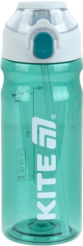 Пляшка для води Kite 630 мл, зелено-сіра (K26-1315-1) фото1