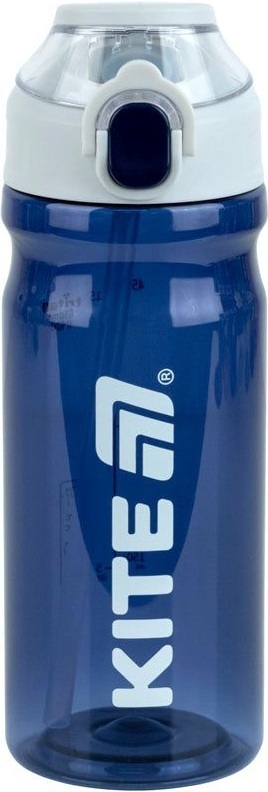 Пляшка для води Kite 630 мл, синьо-сіра (K26-1315-3) фото1