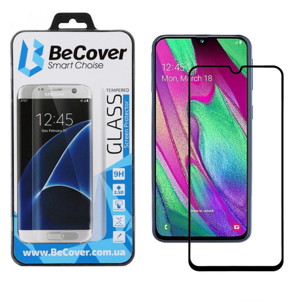 Защитное стекло BeCover для Samsung Galaxy A40 SM-A405 Black (703802) фото1
