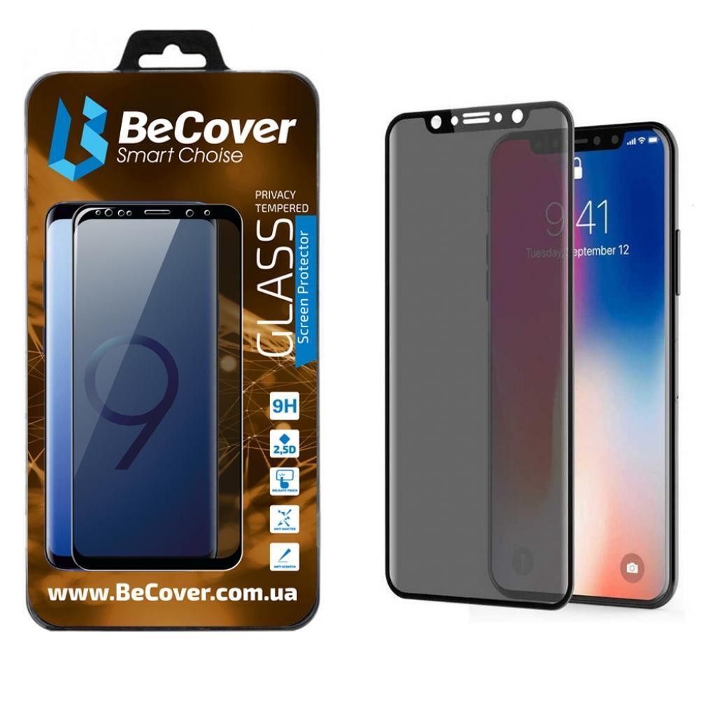 Захисне скло Anti-spying BeCover для Samsung Galaxy M10 SM-M105 Black (703918) фото1