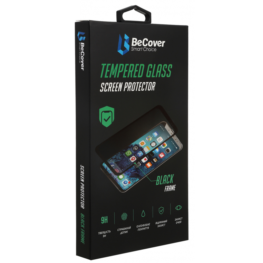 Защитное стекло BeCover для Samsung Galaxy A22 SM-A225 Black (706609) фото1