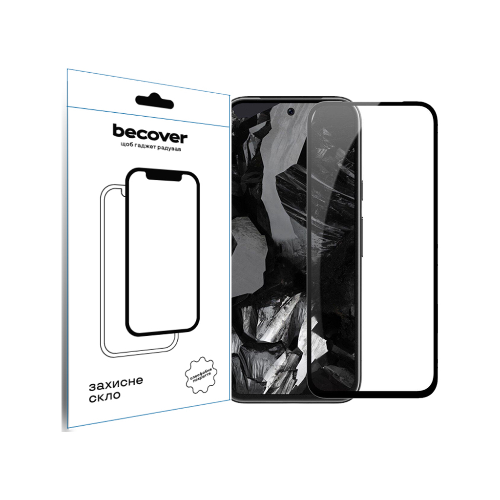 Защитное стекло BeCover для Google Pixel 8a Black (711663) фото1