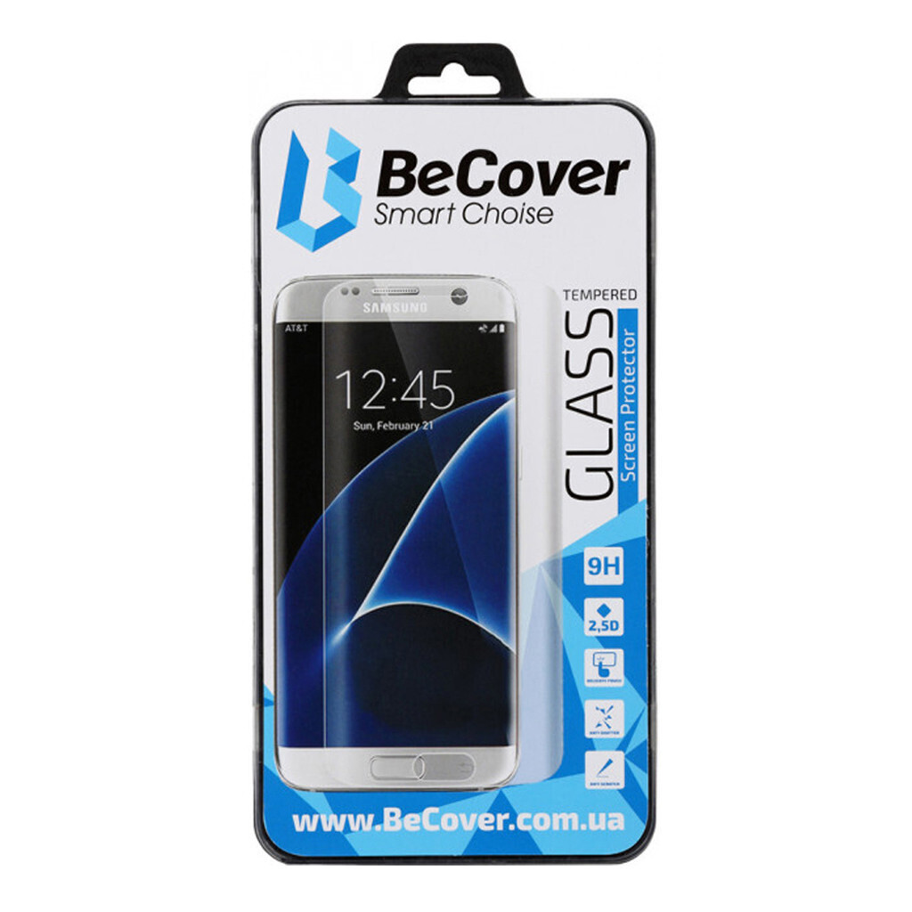 Защитное стекло BeCover для Realme 7 Pro Black (705655) фото1