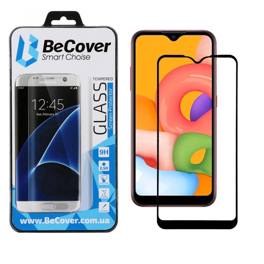 Захисне скло BeCover для Samsung Galaxy A01 SM-A015 Black (704666) фото1