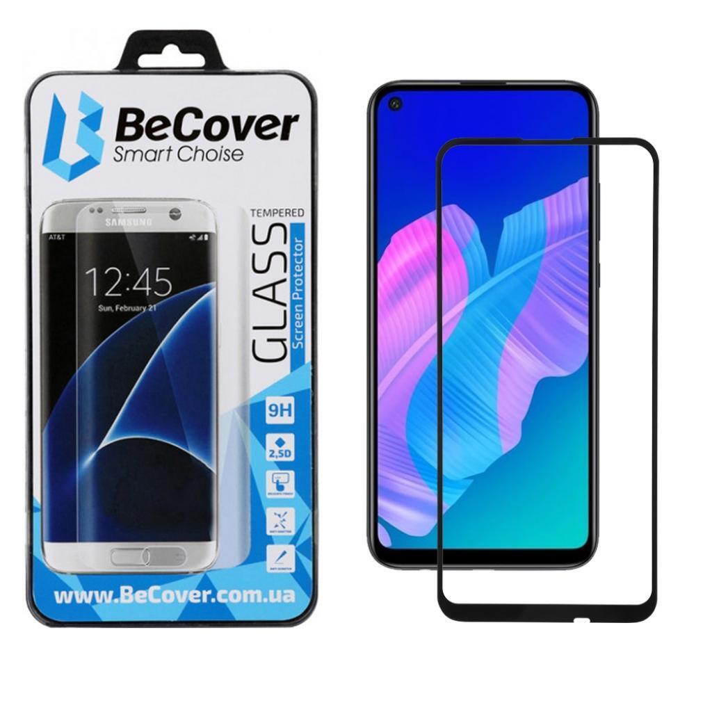 Захисне скло BeCover для Huawei P40 Lite E / Y7p Black (704825) фото1