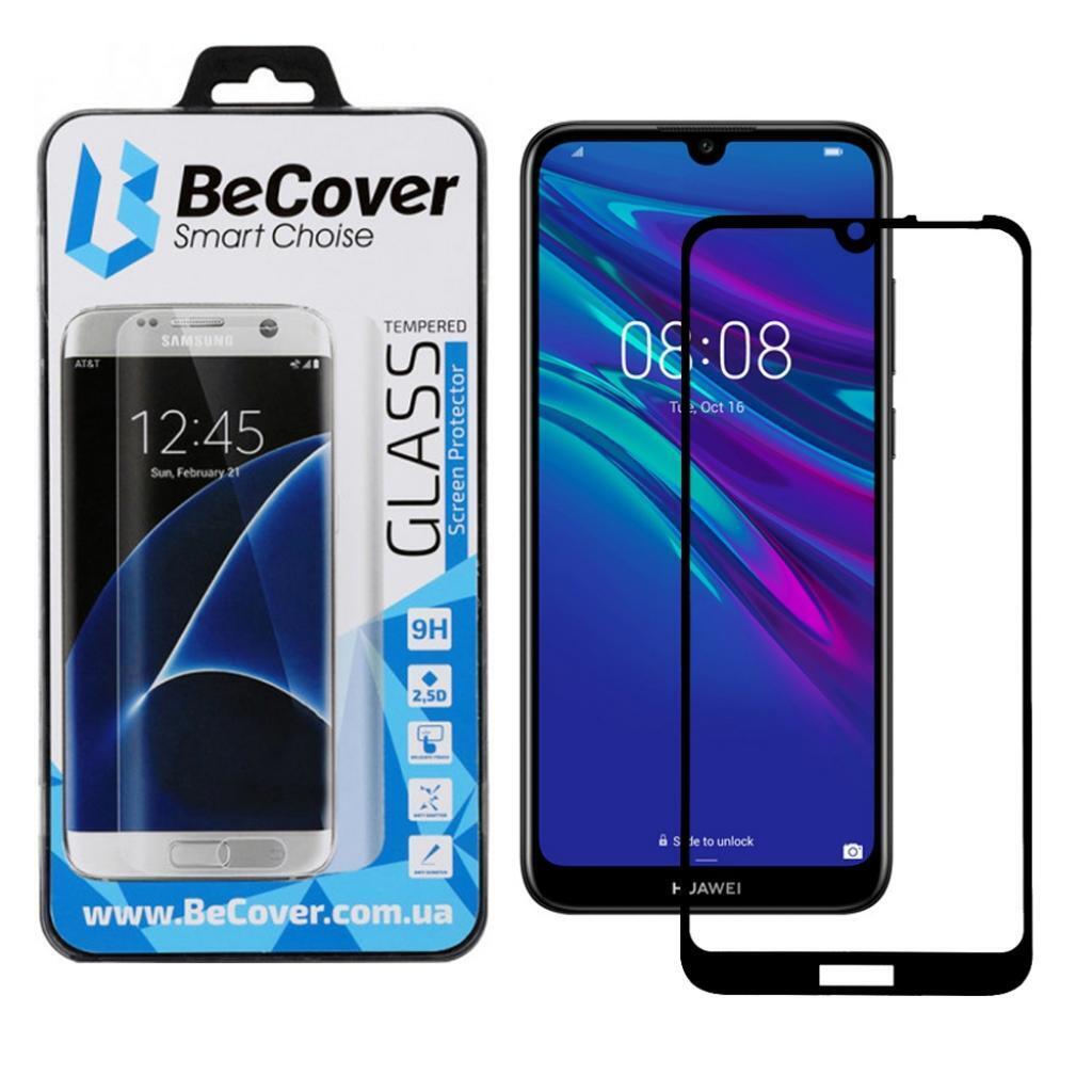 Захисне скло BeCover для Huawei Y6 2019 Black (703438) фото1
