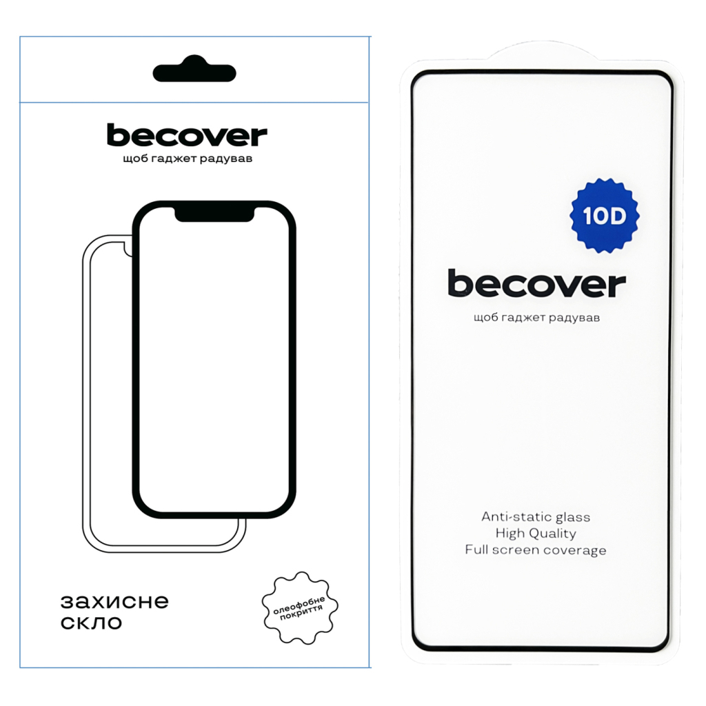 Защитное стекло BeCover для Infinix Note 40 (X6853) 10D Black (712331) фото1