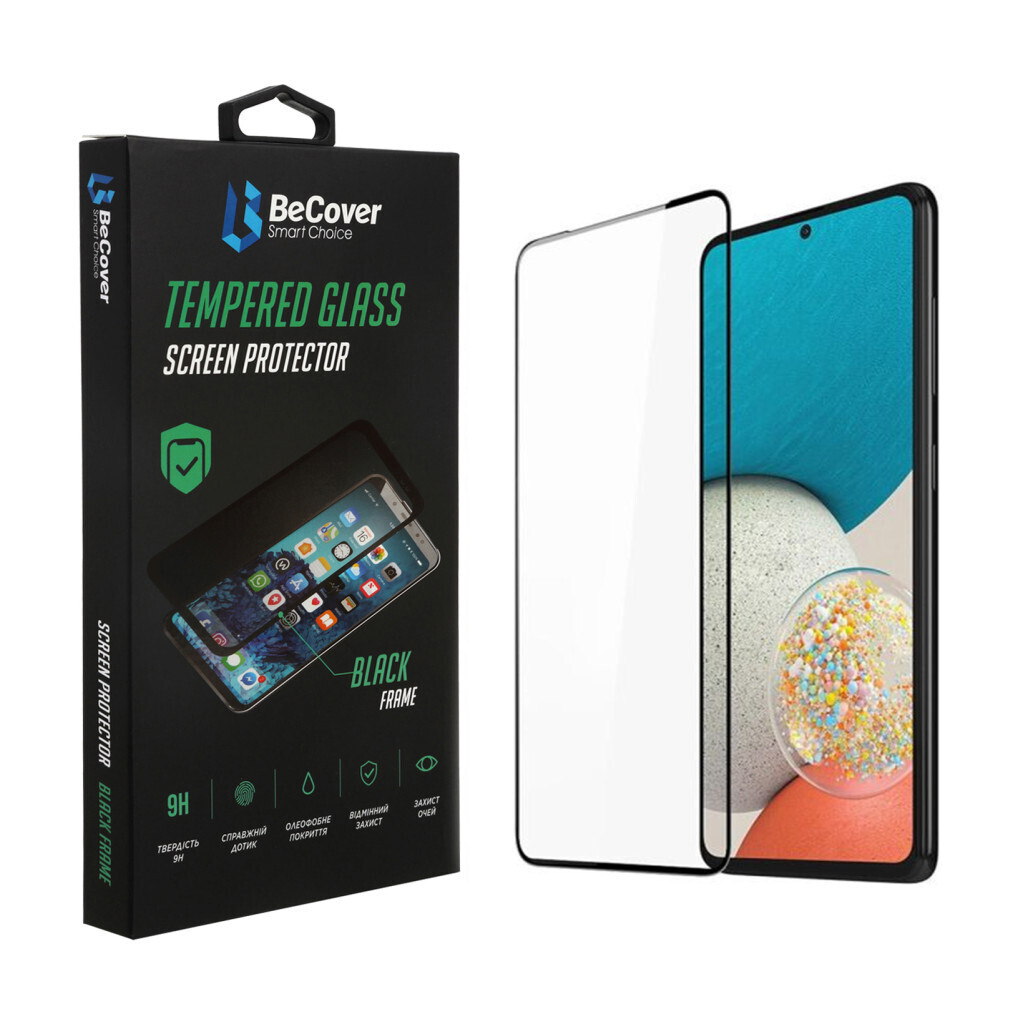 Захисне скло BeCover для Samsung Galaxy A53 5G SM-A536 Black (BC_707322) фото1