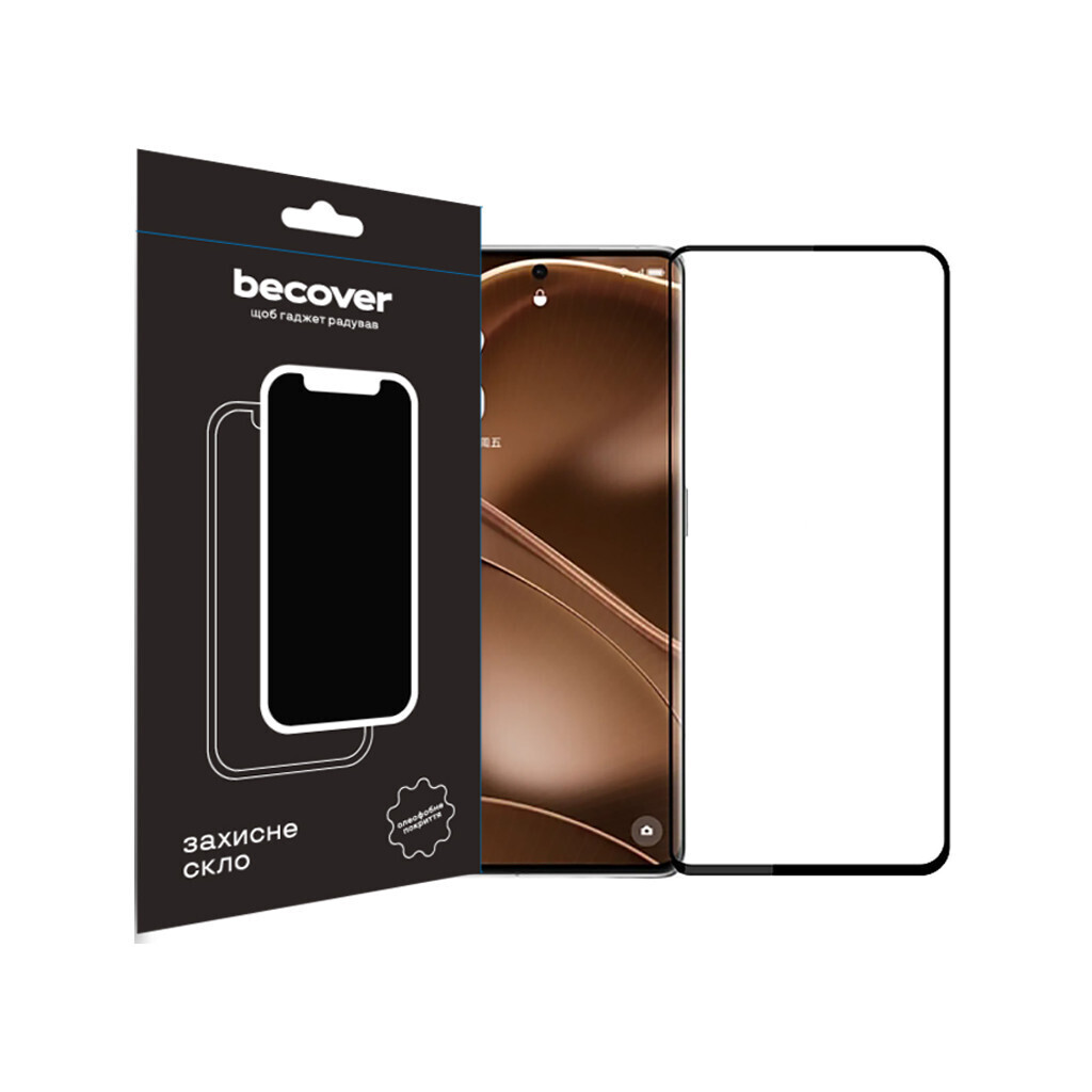 Захисне скло BeCover для Poco X6 Pro Black (710625) фото1