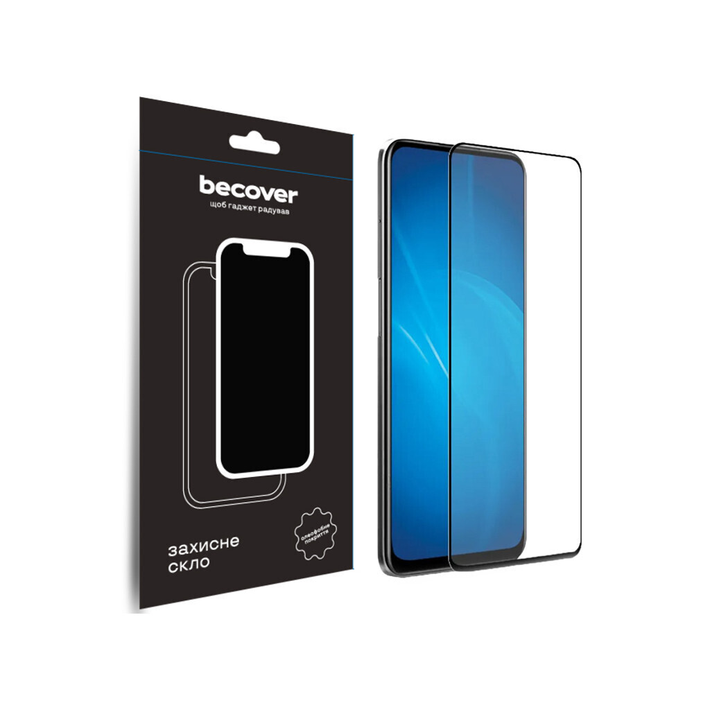 Захисне скло BeCover для Infinix Smart 8 Plus (X6526) Black (710652) фото1