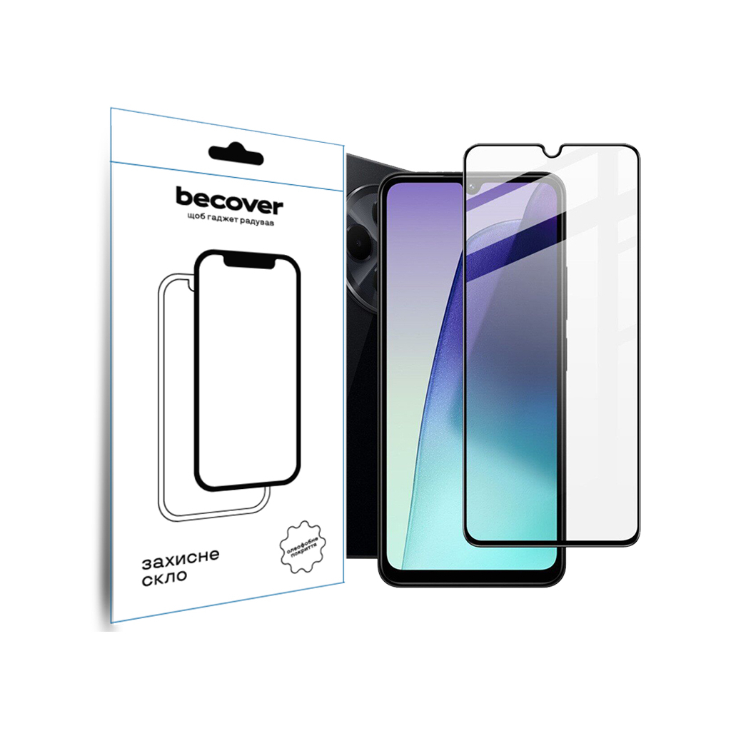 Захисне скло BeCover для Xiaomi Redmi A4 5G Black (712884) фото1