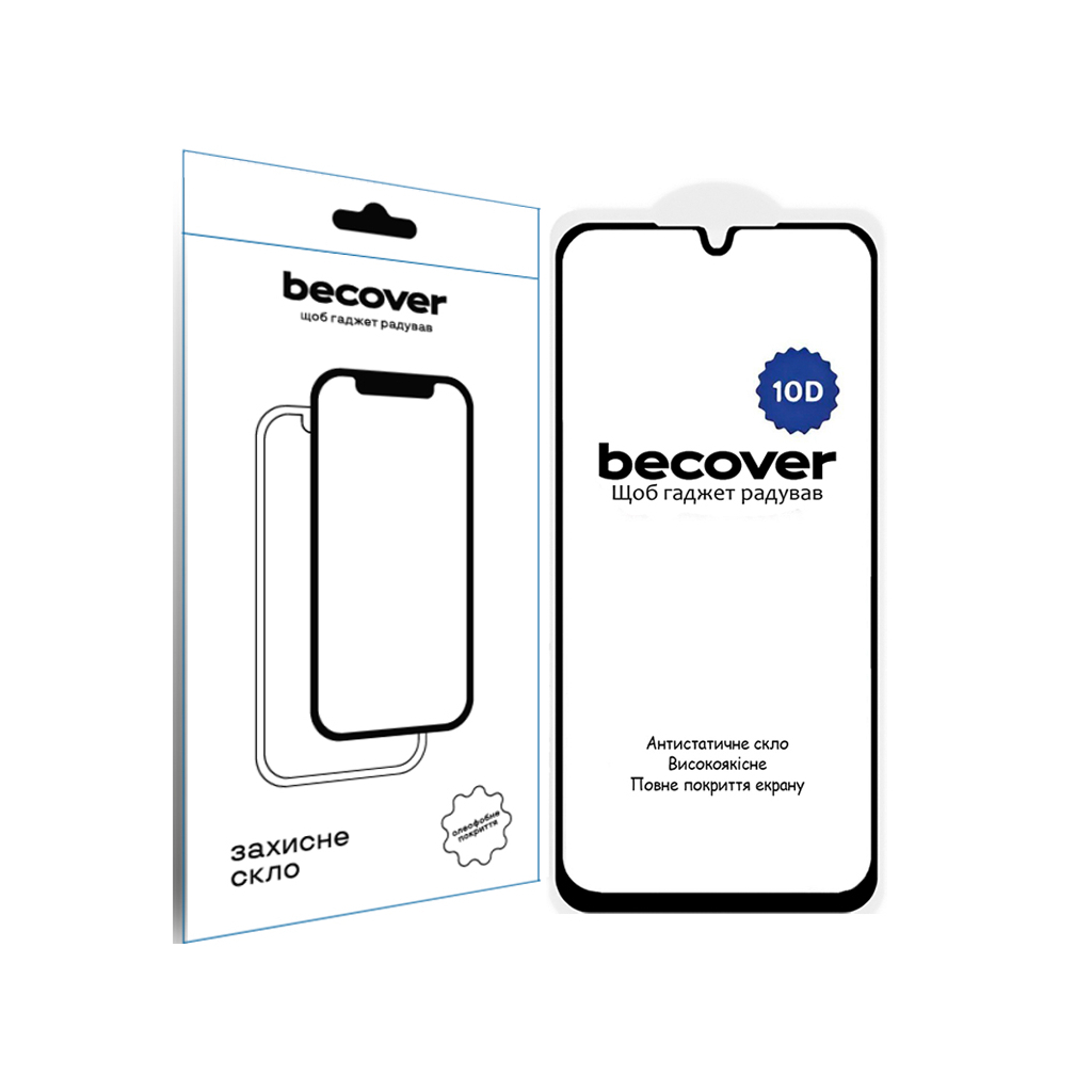Защитное стекло BeCover для Samsung Galaxy A26 SM-A266 10D Black (712888) фото1