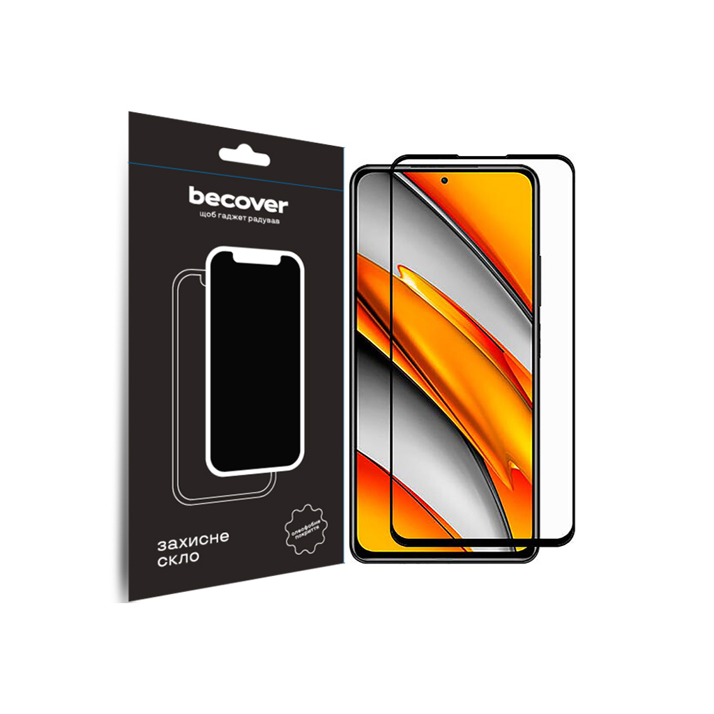 Защитное стекло BeCover для ZTE Blade V40s Black (709754) фото1