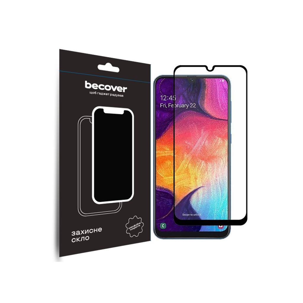 Защитное стекло BeCover для ZTE Blade A53 Black (709760) фото1