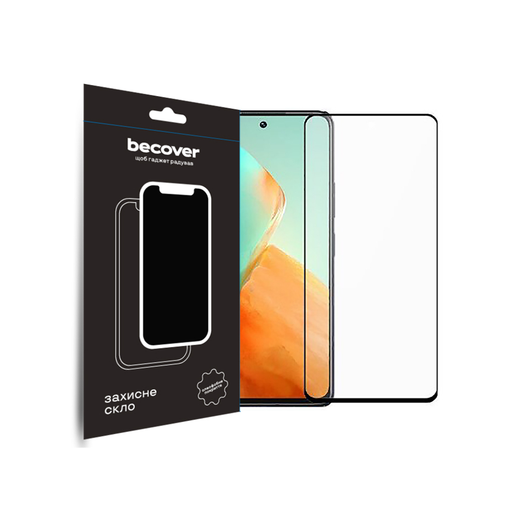 Захисне скло BeCover для Infinix Note 30 Pro NFC (X678B) Black (709724) фото1