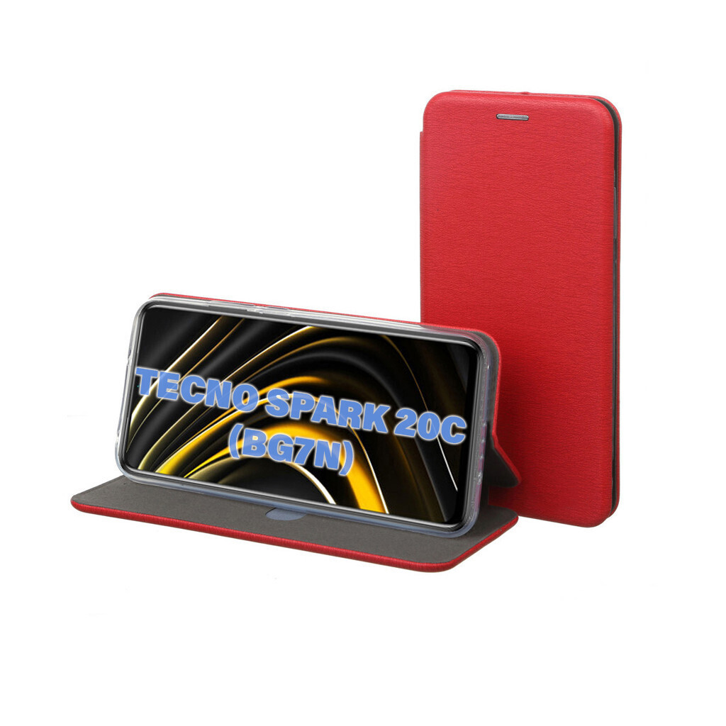 Чохол-книжка BeCover Exclusive для Tecno Spark 20C (BG7n) Red (711247) фото1