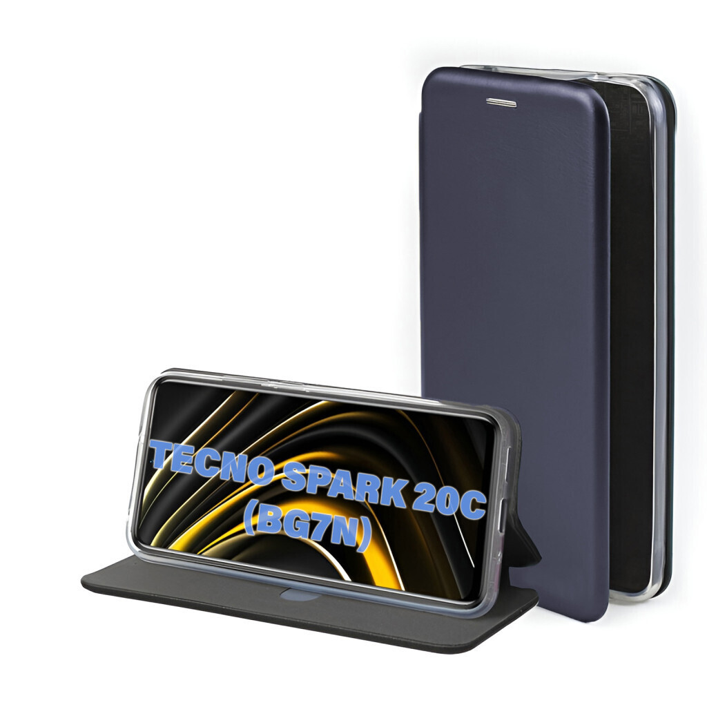 Чохол-книжка BeCover Exclusive для Tecno Spark 20C (BG7n) Deep Blue (711248) фото1