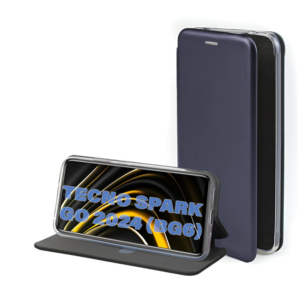 Чохол-книжка BeCover Exclusive для Tecno Spark Go 2024 (BG6) Deep Blue (711255) фото1