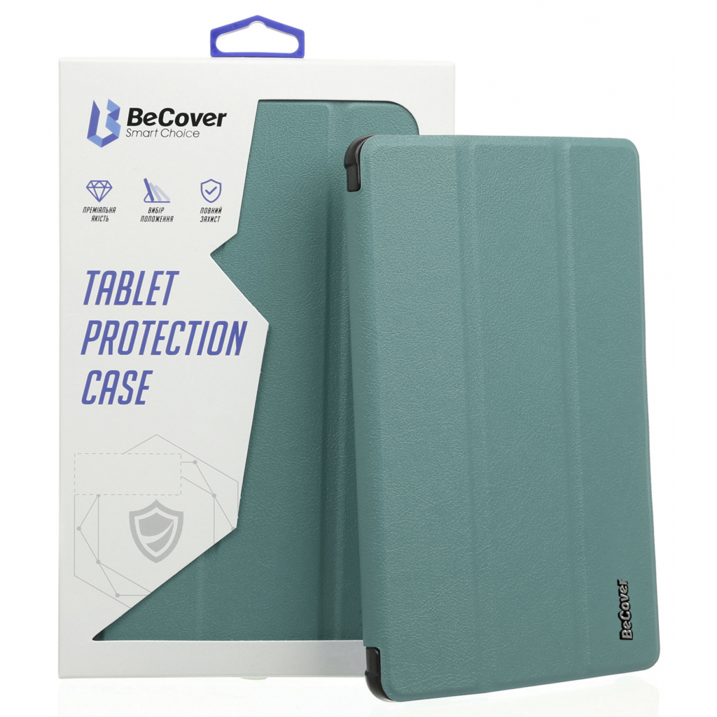 Чохол-книжка Magnetic Buckle BeCover для Apple iPad mini 6 2021 Dark Green (706826) фото1
