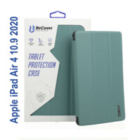 Чохол-книжка Tri Fold Soft TPU Silicone BeCover для Apple iPad Air 4 10.9 2020/2021 Dark Green (706870)