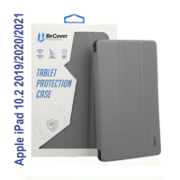 Чохол-книжка Tri Fold Soft TPU Silicone BeCover для Apple iPad 10.2 2019/2020/2021 Gray (706885)
