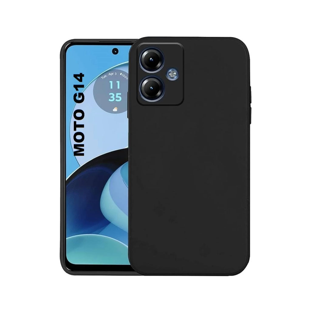 Силіконовий чохол BeCover для Motorola Moto G14 Black (710028) фото1
