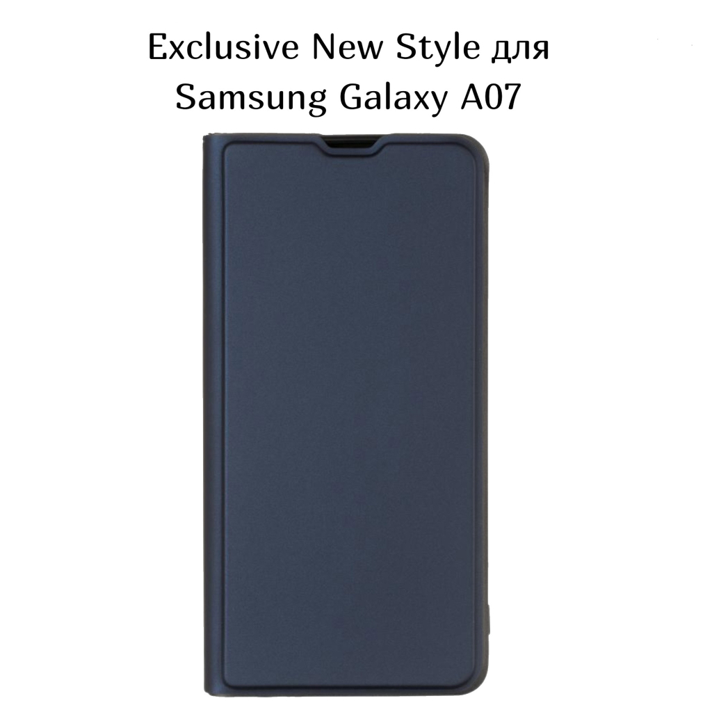 Чохол-книжка BeCover Exclusive New Style для Samsung Galaxy A07 SM-A075 Deep Blue (713892) фото1