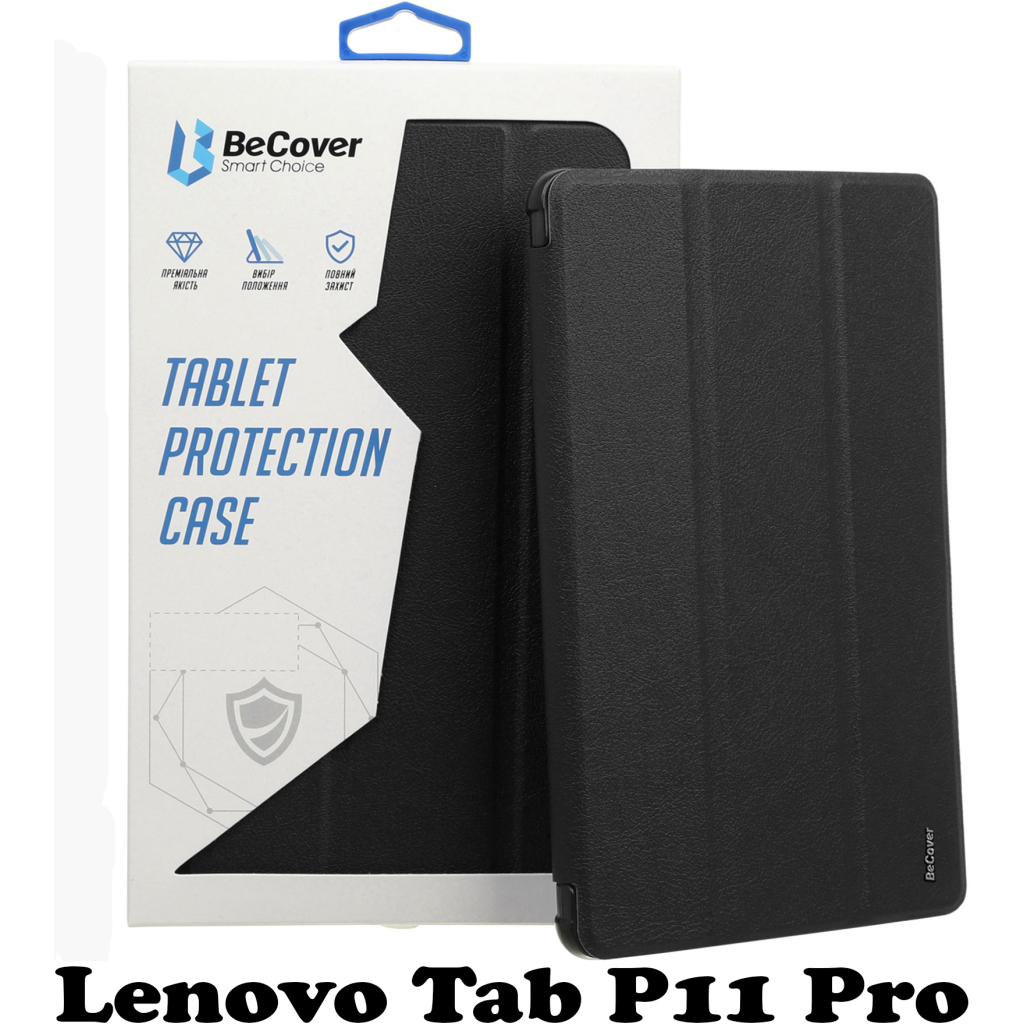 Чохол-книжка BeCover Smart Case для Lenovo Tab P11 Pro TB-J706F Black (707592) фото1