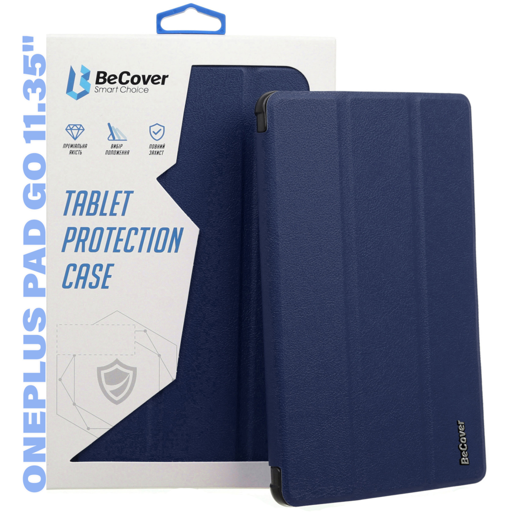 Чохол-книжка BeCover Smart Case для OnePlus Pad Go 11.35" Deep Blue (710989) фото1